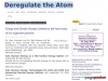 Deregulate the Atom 		 				