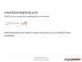 Favorite Articles Directory - FavoriteArticle.com